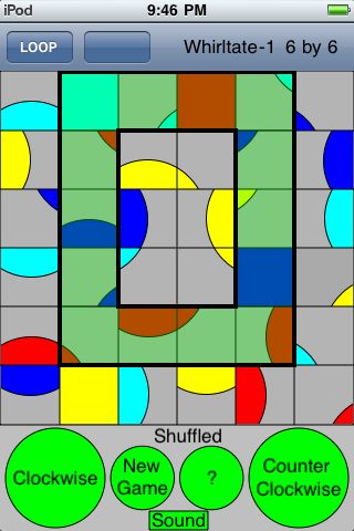 6 x 6 shuffled